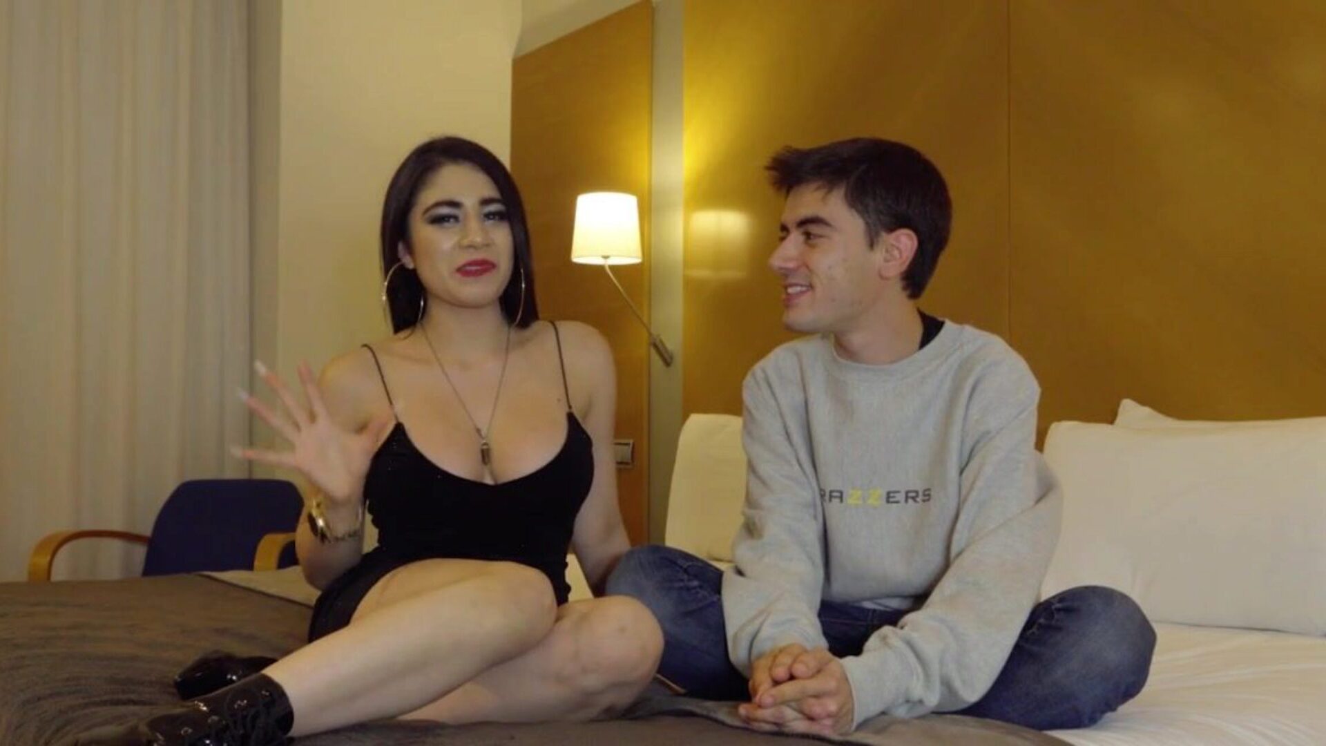 Youtube Interview porn Leaked) with Giselle Montes nineteen Yo Big Boobs Latina.
