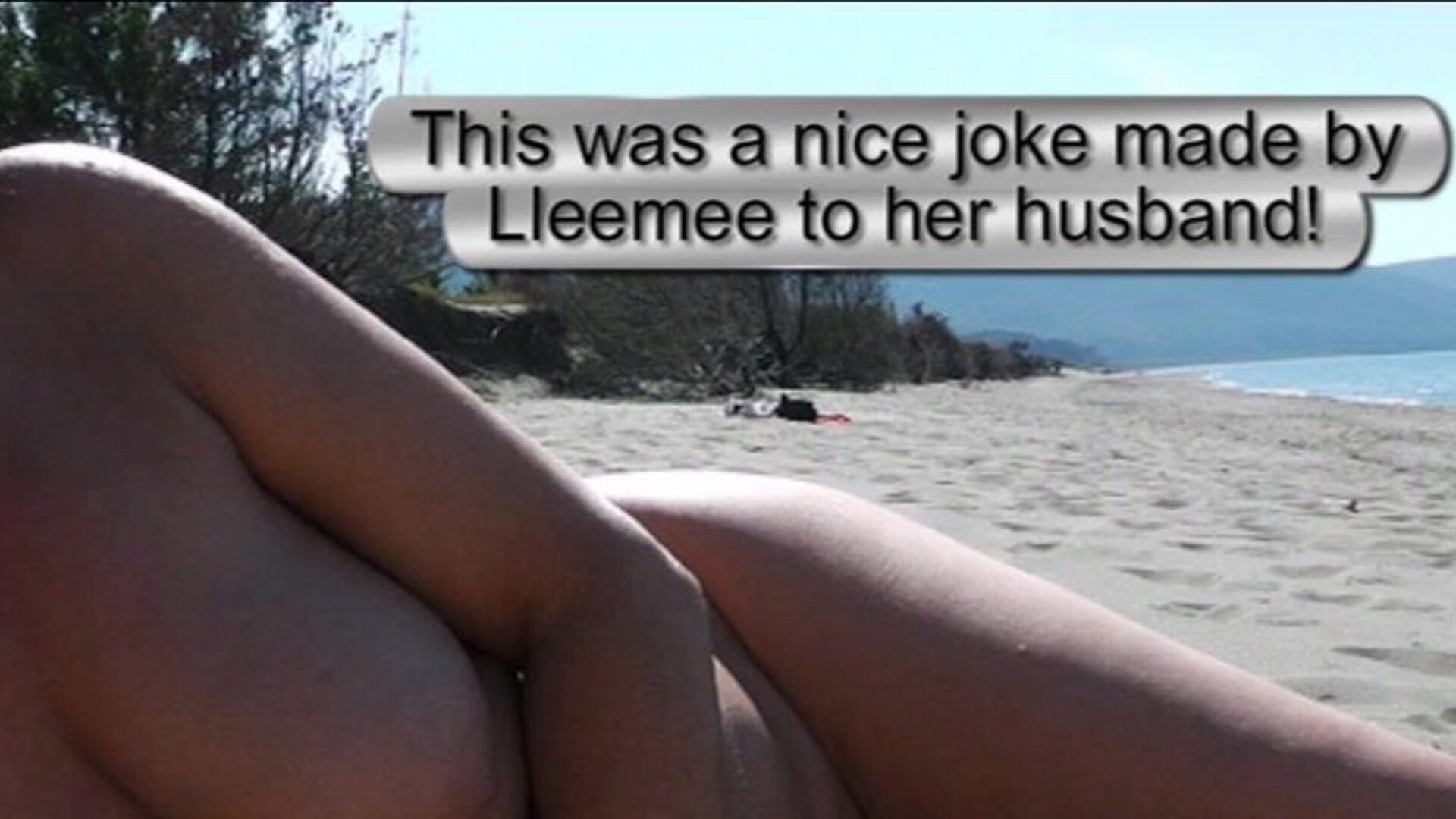 show na praia escapando - homem testemunhando 2 uma piada muito interessante feita por lleemee para seu esposo